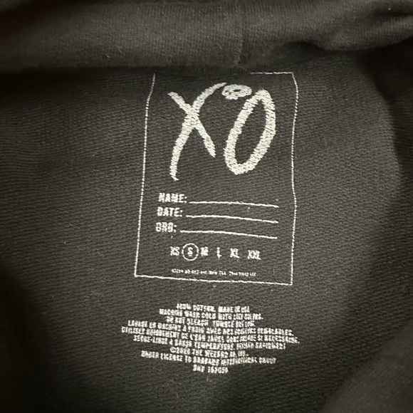 The Weeknd RARE After Hours Never Coming Down Black Pullover Hoodie Size Small - Picture 7 of 7